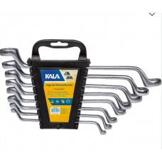 Jogo de Chaves Estrelas em Aço Cromado 8 Peças 6-22Mm Kala